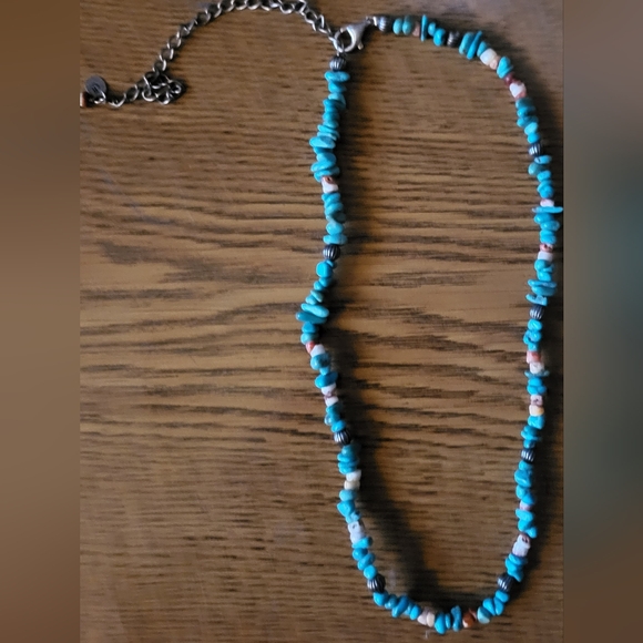 CAROLYN POLLACK RELIOS CRESCE signed R with a crescent moon 925 turquoise nugget - Picture 3 of 6